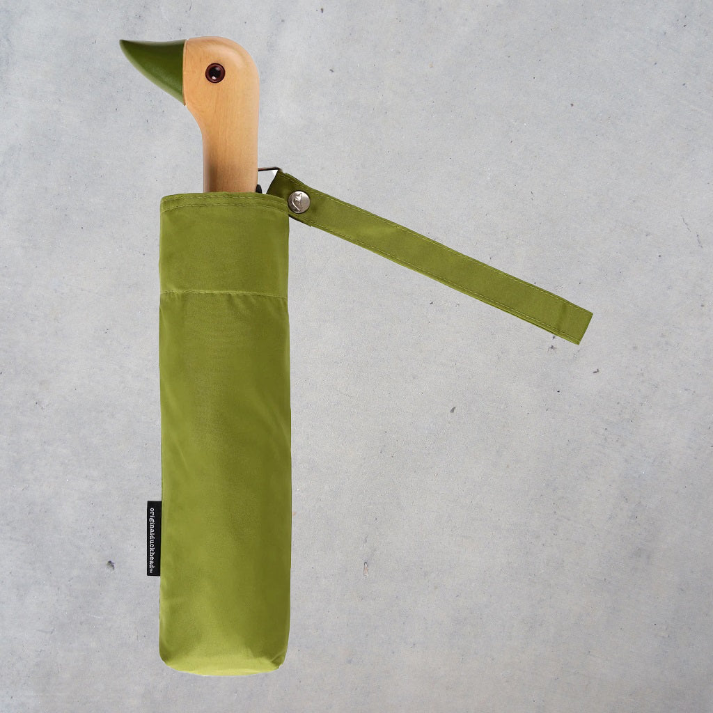 Olive Compact Duck Umbrella