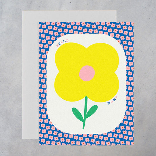 Greeting Card: Flower Baby