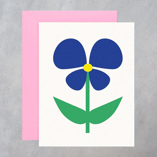 Greeting Card: Flower Friend No. 2 Pansy