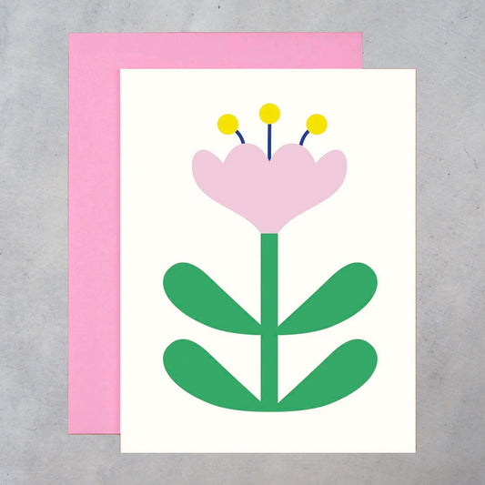 Greeting Card: Flower Friend No. 3 Crocus Madame