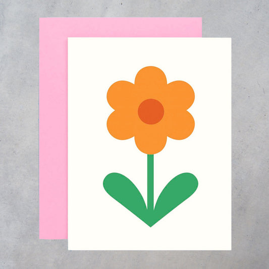 Greeting Card: Flower Friend No. 4 Love