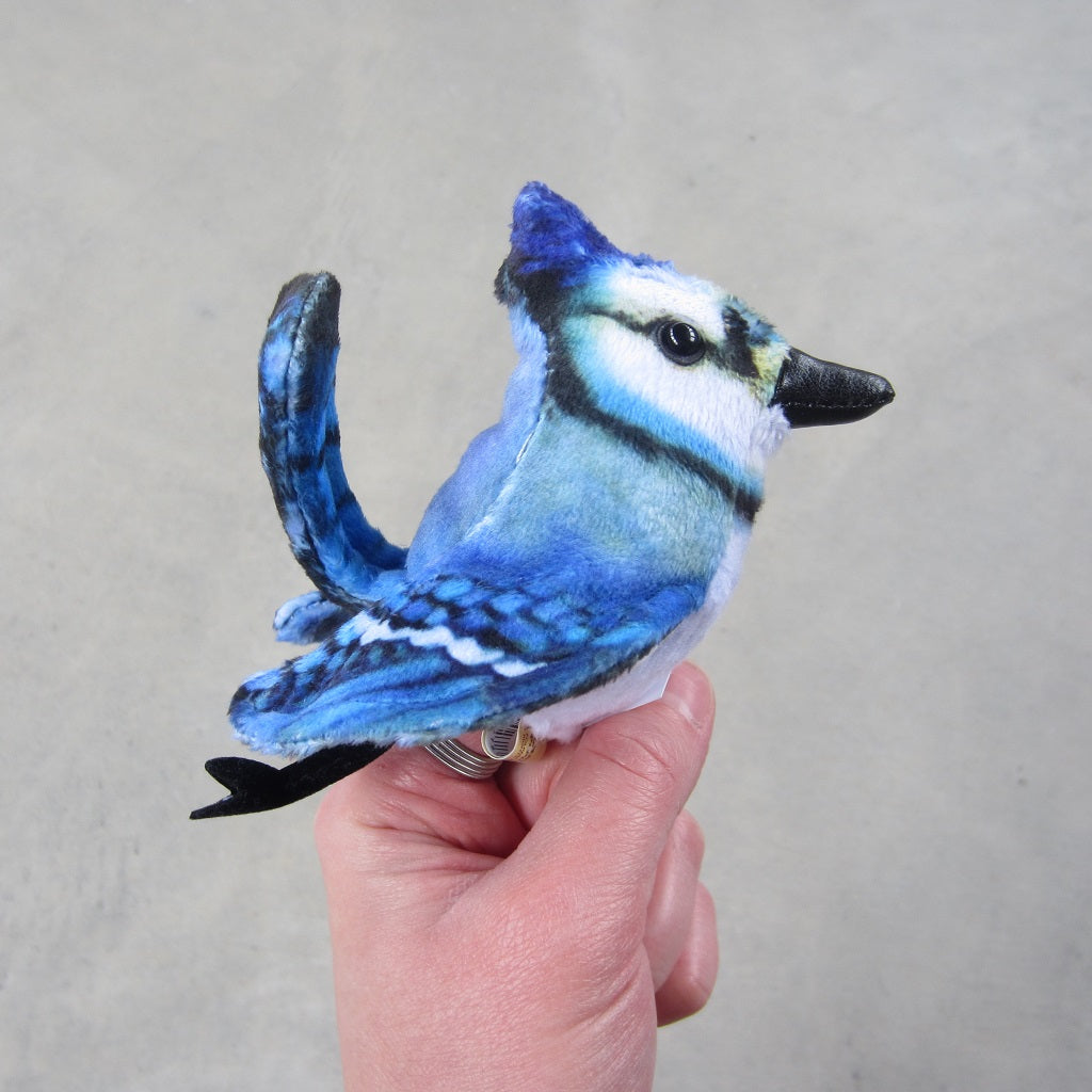 Finger Puppet: Mini Blue Jay