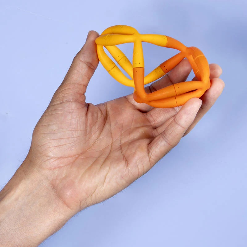 Fleks Flexible Silicone Fidget Magnets: Marigold