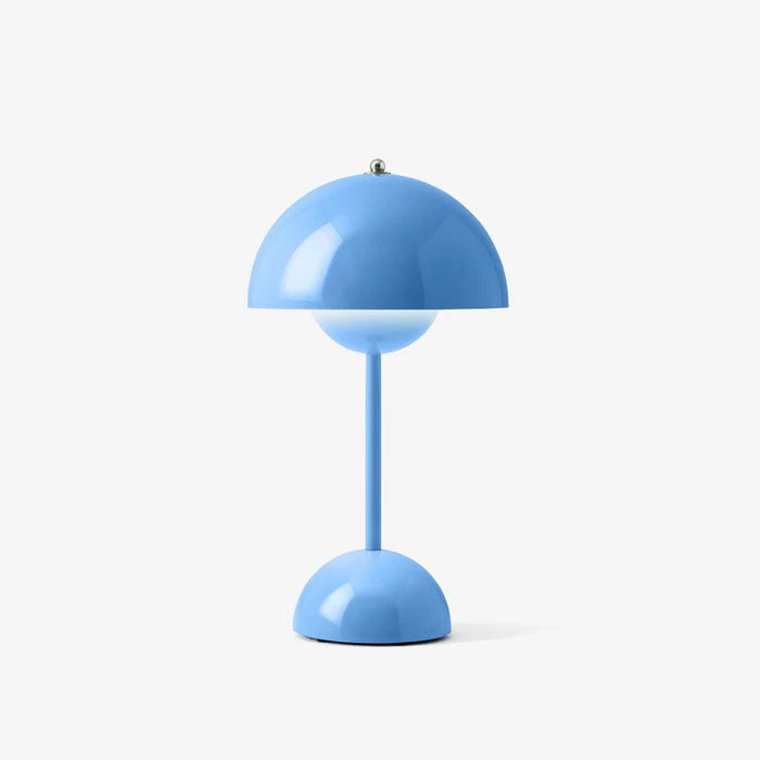 Flowerpot Portable Table Lamp: Swim Blue