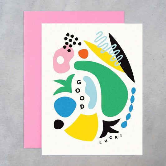 Greeting Card: Good Luck Shapes