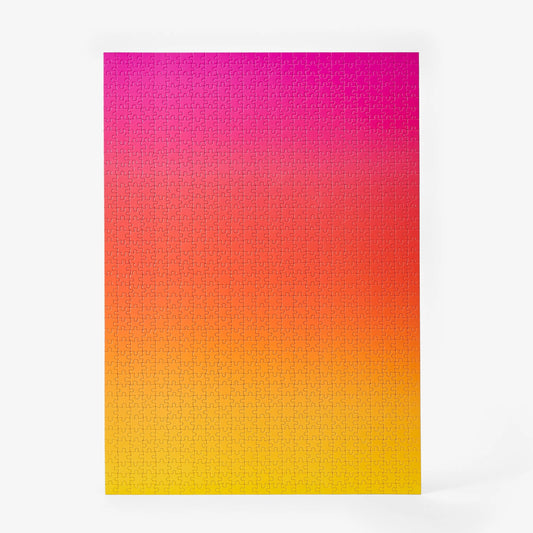 Jigsaw Puzzle: Gradient Pink and Yellow - 1000 Piece