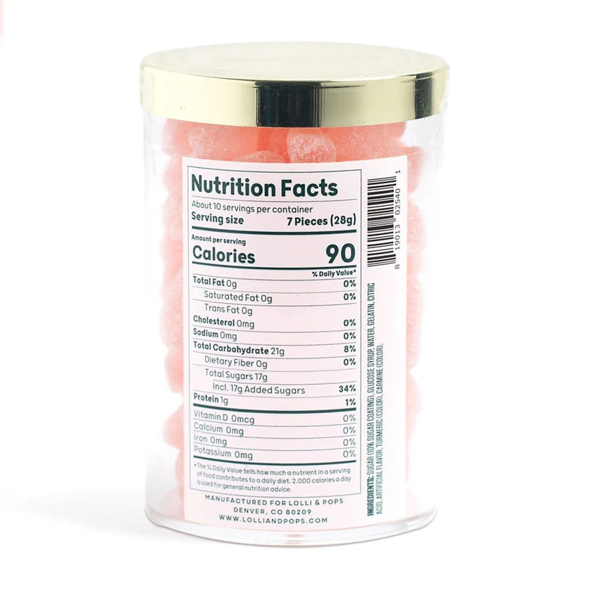 Sparkling Rosé Medium Gummy Bears Tube