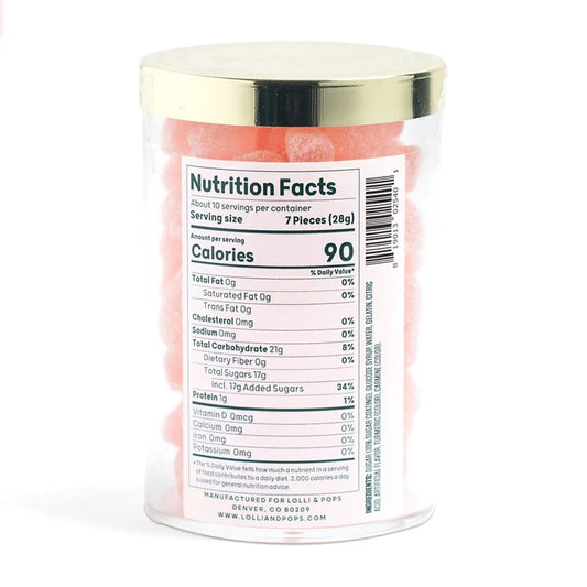 Sparkling Rosé Medium Gummy Bears Tube