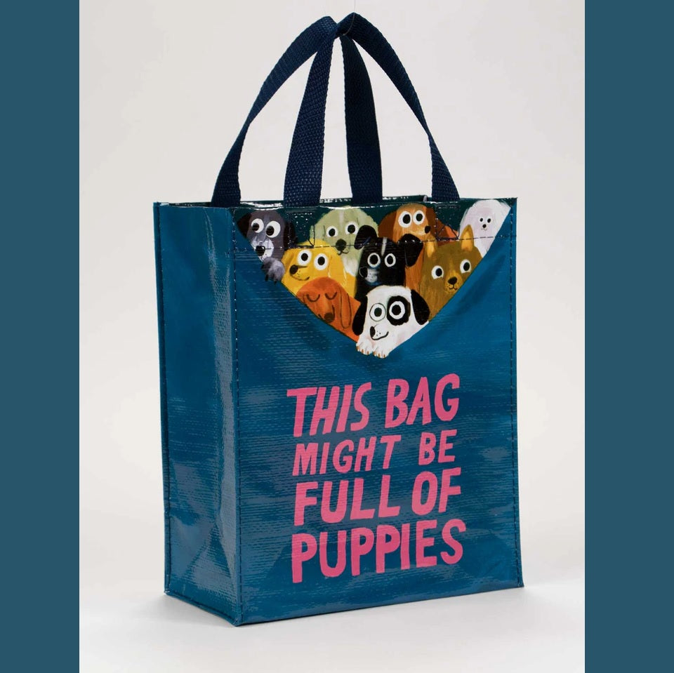 Handy Tote: Bag Full of Puppies