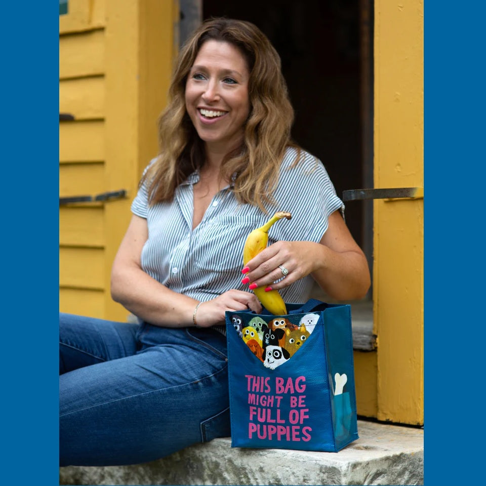 Handy Tote: Bag Full of Puppies