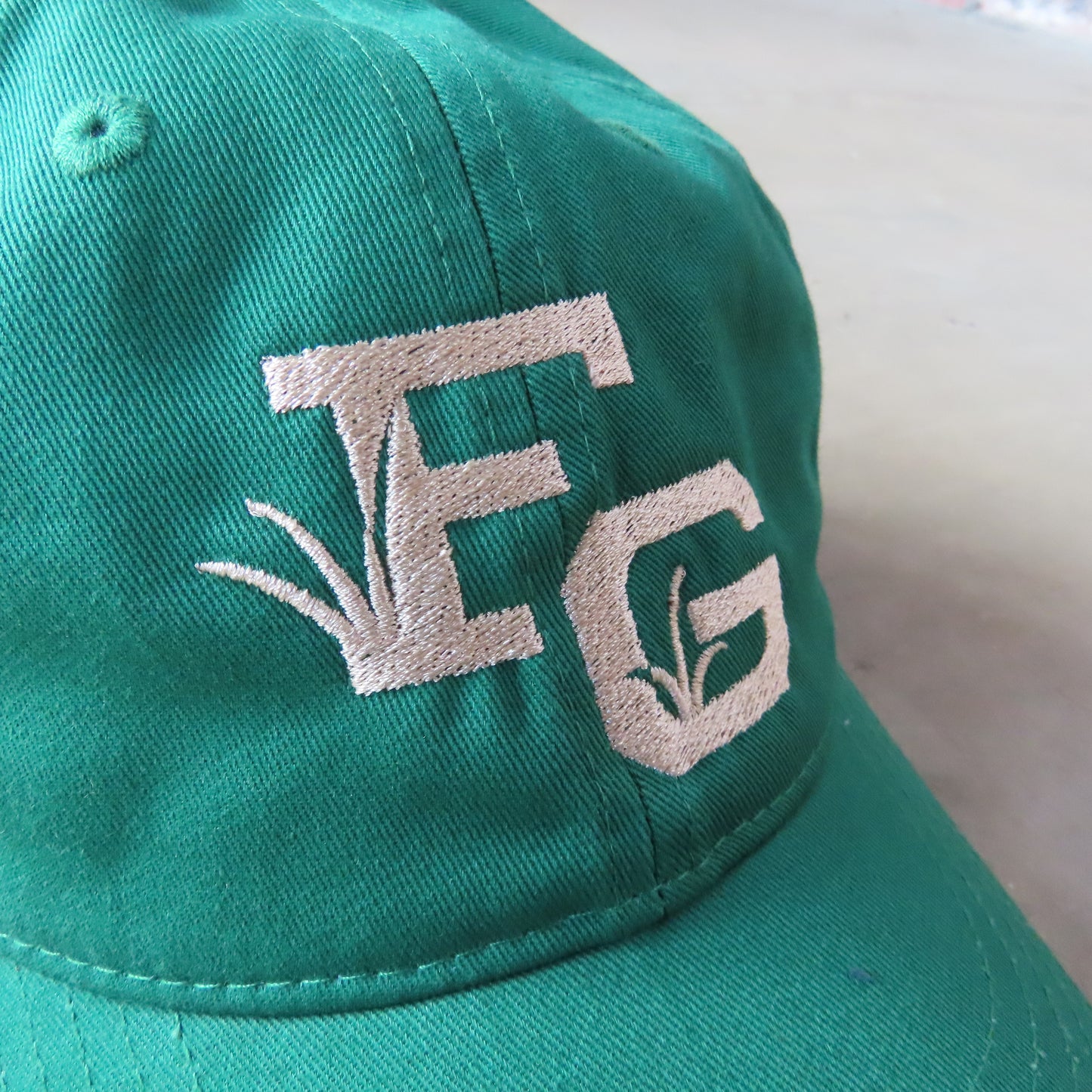 FreshGrass Baseball Hat: FG Initials