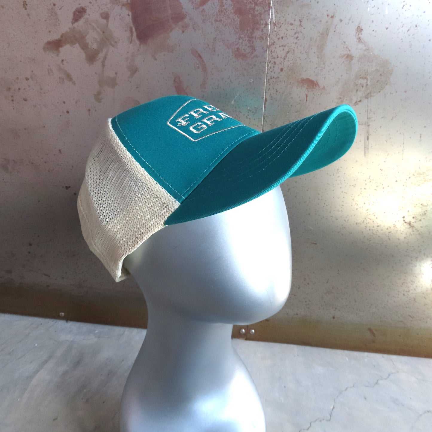 FreshGrass Trucker Hat: Leafy Logo