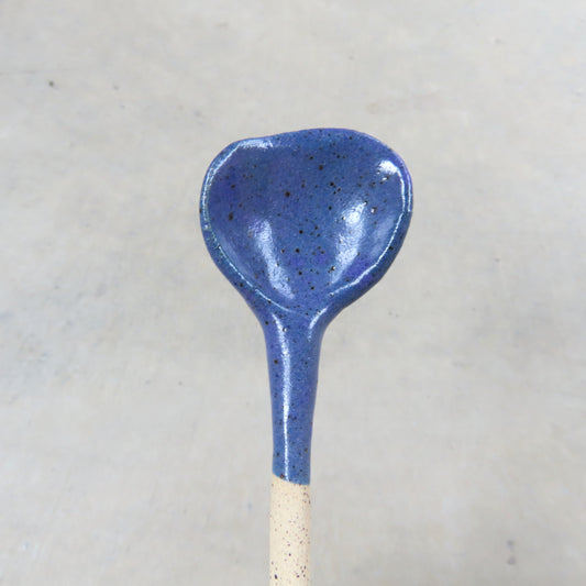 Handmade Ceramic Spoon: Deep Purple