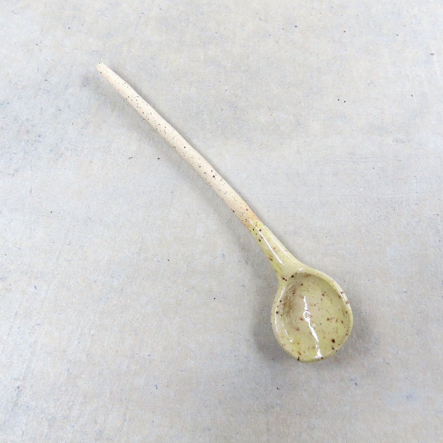 Handmade Ceramic Spoon: Nutmeg