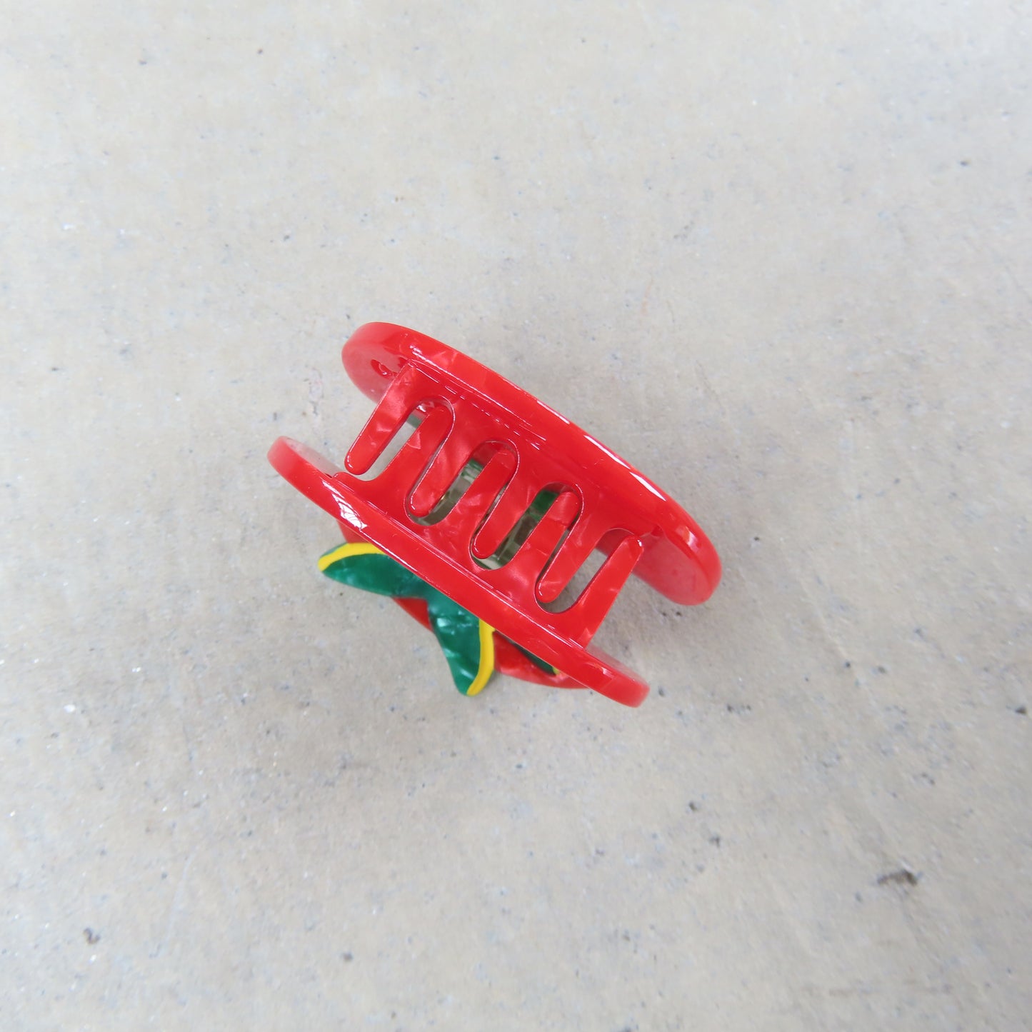 Tiny Tomato Hair Claw