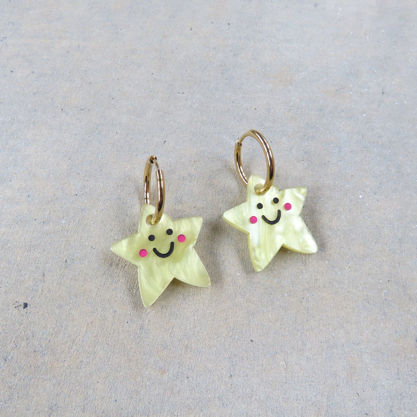 Baby Star Acrylic Earrings