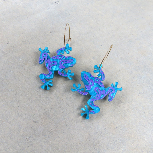 Dart Frogs Acrylic Earrings