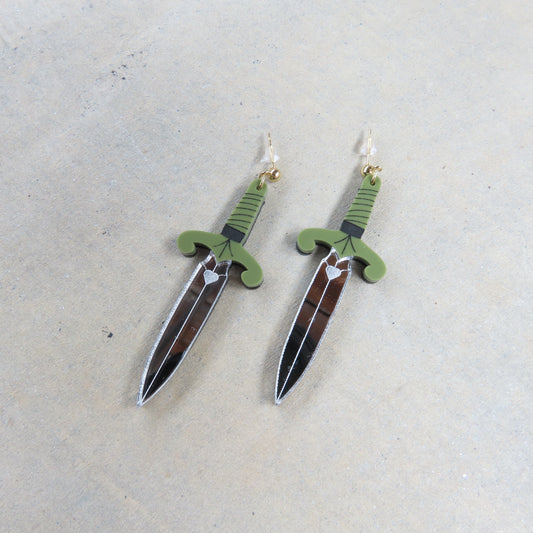 Looking Sharp Acrylic Earrings