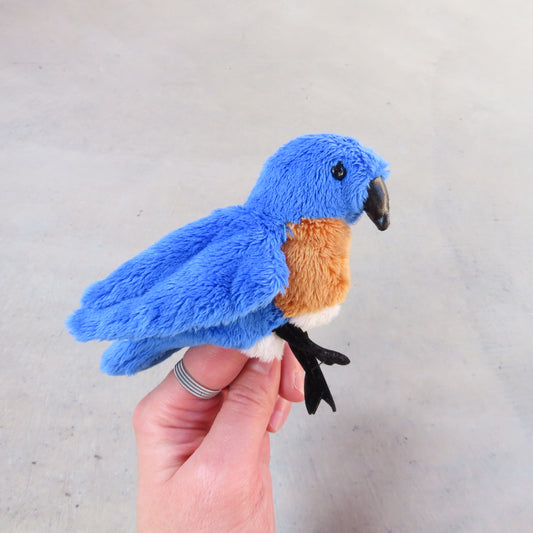 Finger Puppet: Mini Bluebird