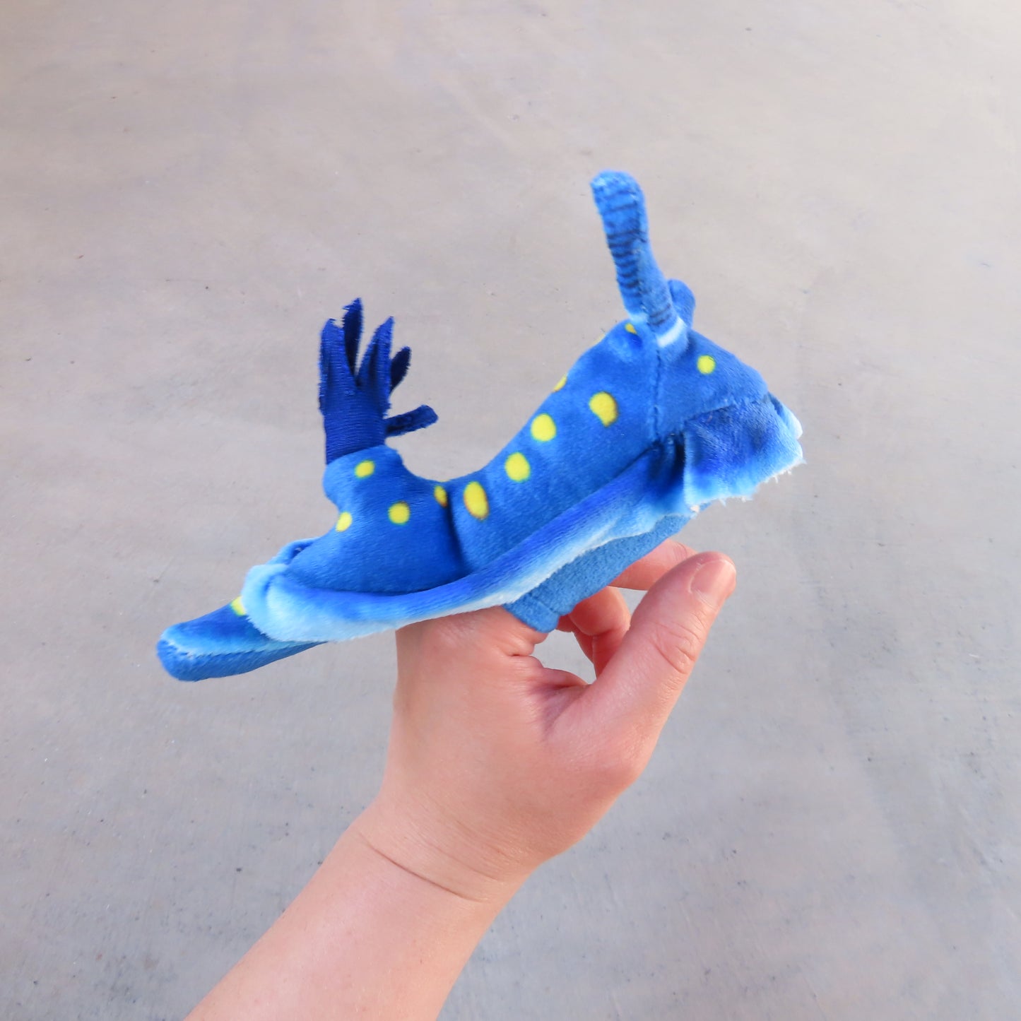 Finger Puppet: Mini Blue Nudibranch