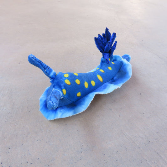 Finger Puppet: Mini Blue Nudibranch