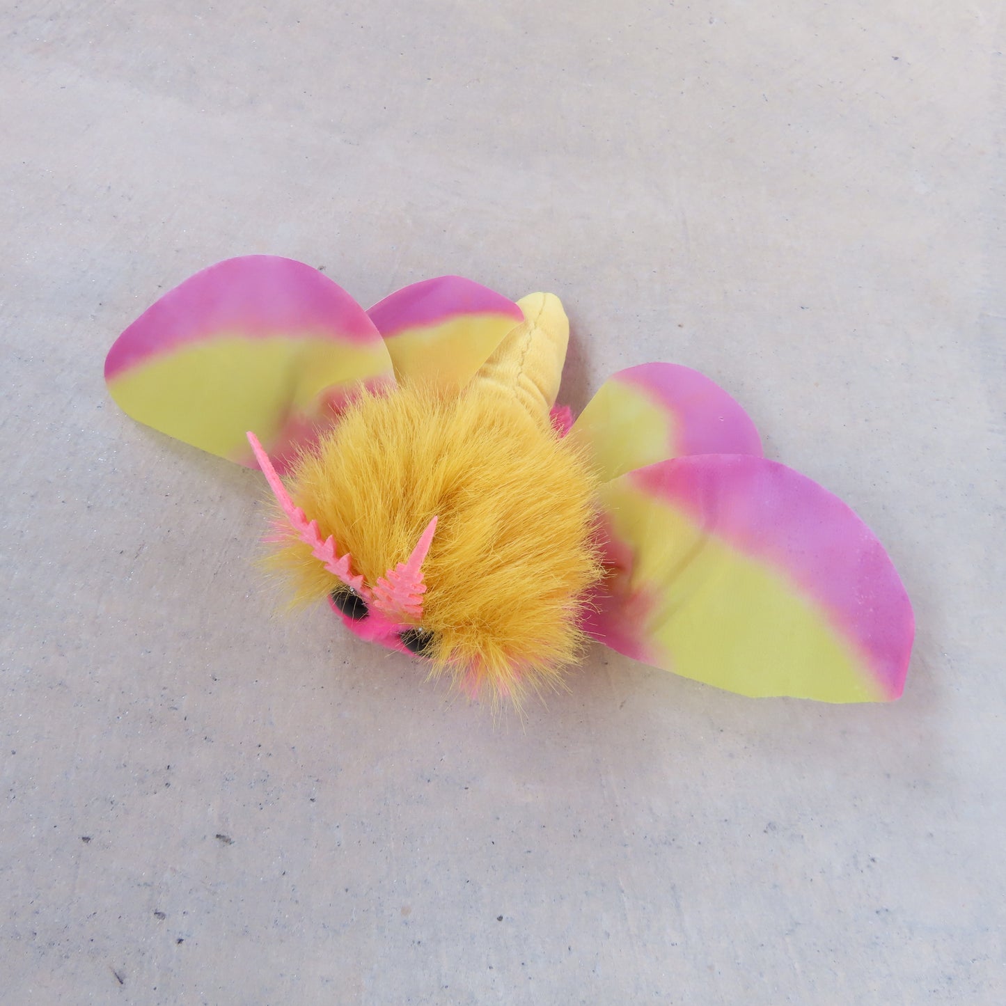Finger Puppet: Mini Rosy Maple Moth – MASS MoCA