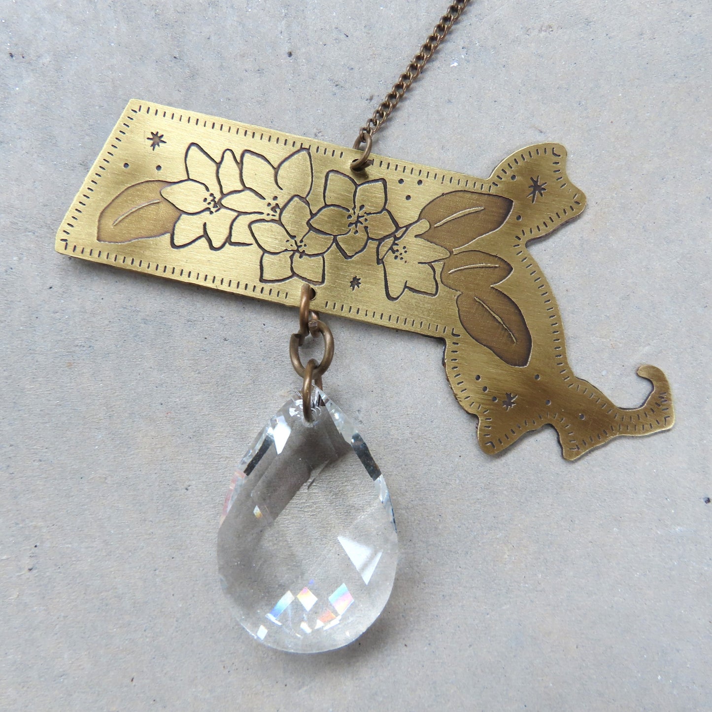 Suncatcher: Massachusetts With Engraved Mayflowers