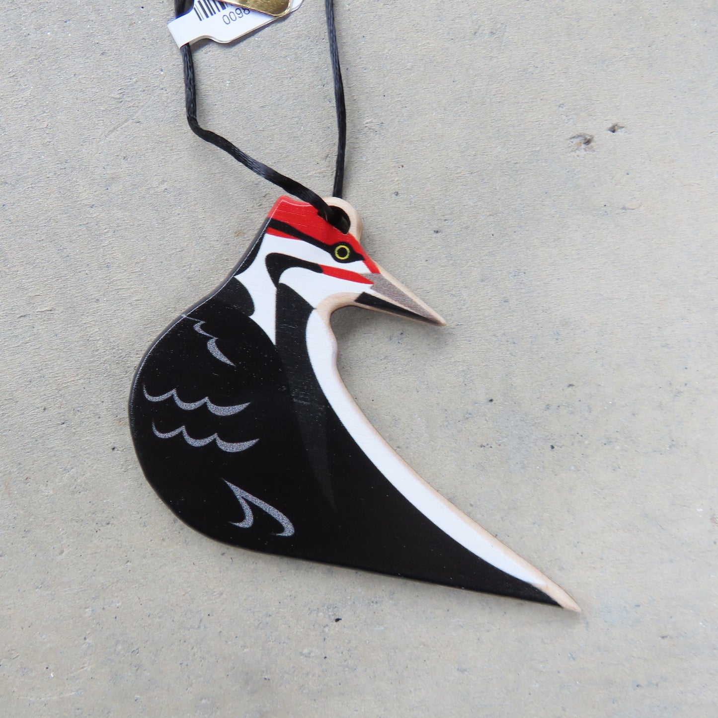Wooden Holiday Ornament: Woodpecker
