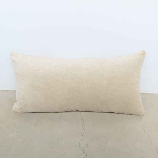 Eco Printed Wool Throw Cushion: Rectangle 2