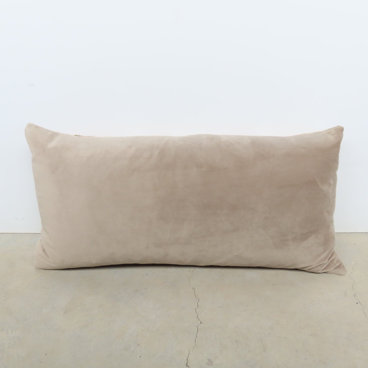 Eco Printed Wool Throw Cushion: Rectangle 1