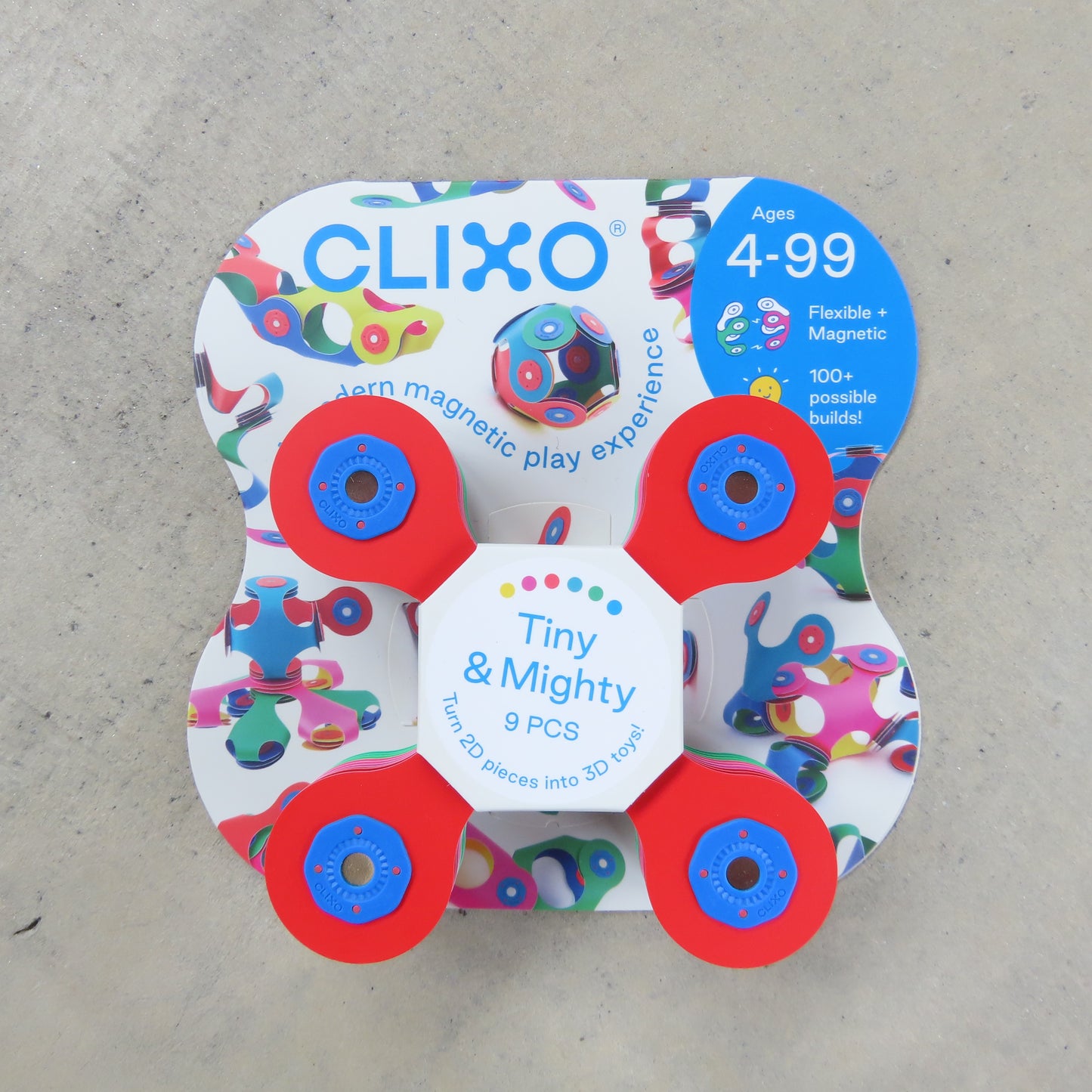 Clixo: Tiny and Mighty Pack - Classic Rainbow