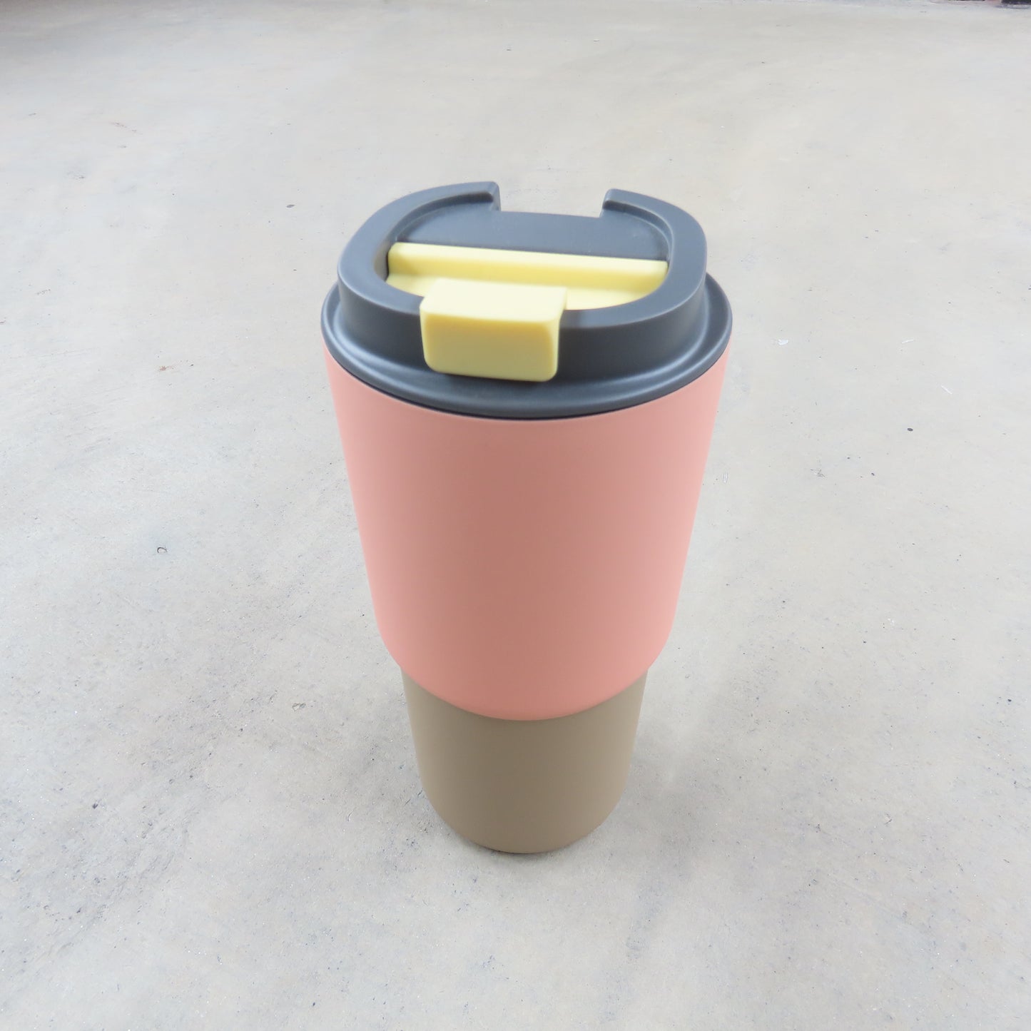 22oz Travel Mug: Pastel Peach Two Tone