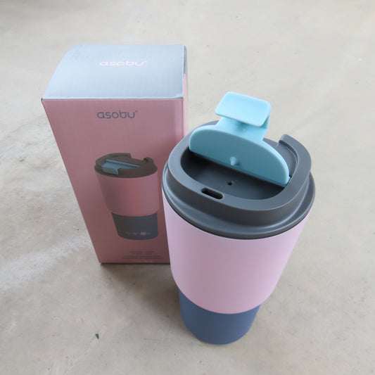 22oz Travel Mug: Pastel Pink Two Tone