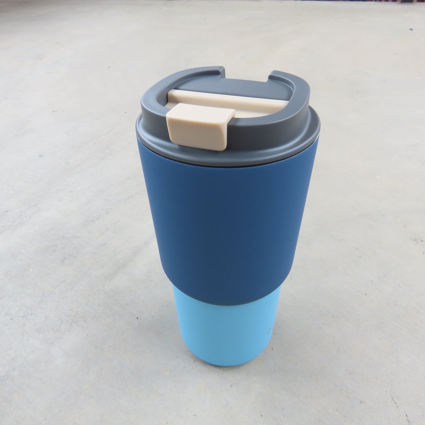 22oz Travel Mug: Pastel Blue Two Tone