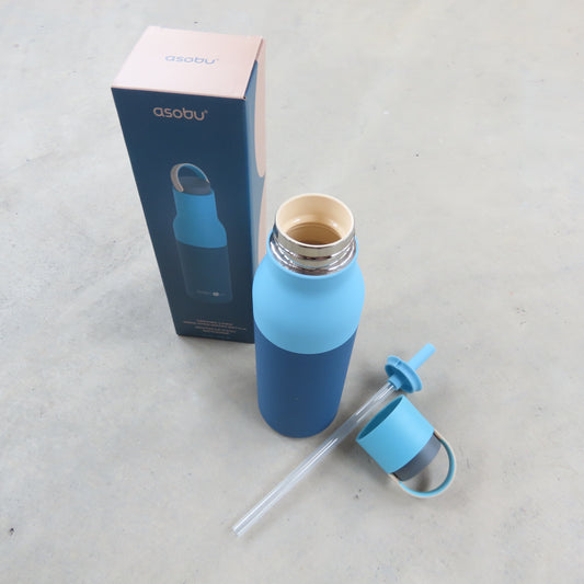 Water Bottle: Pastel Blue Two Tone
