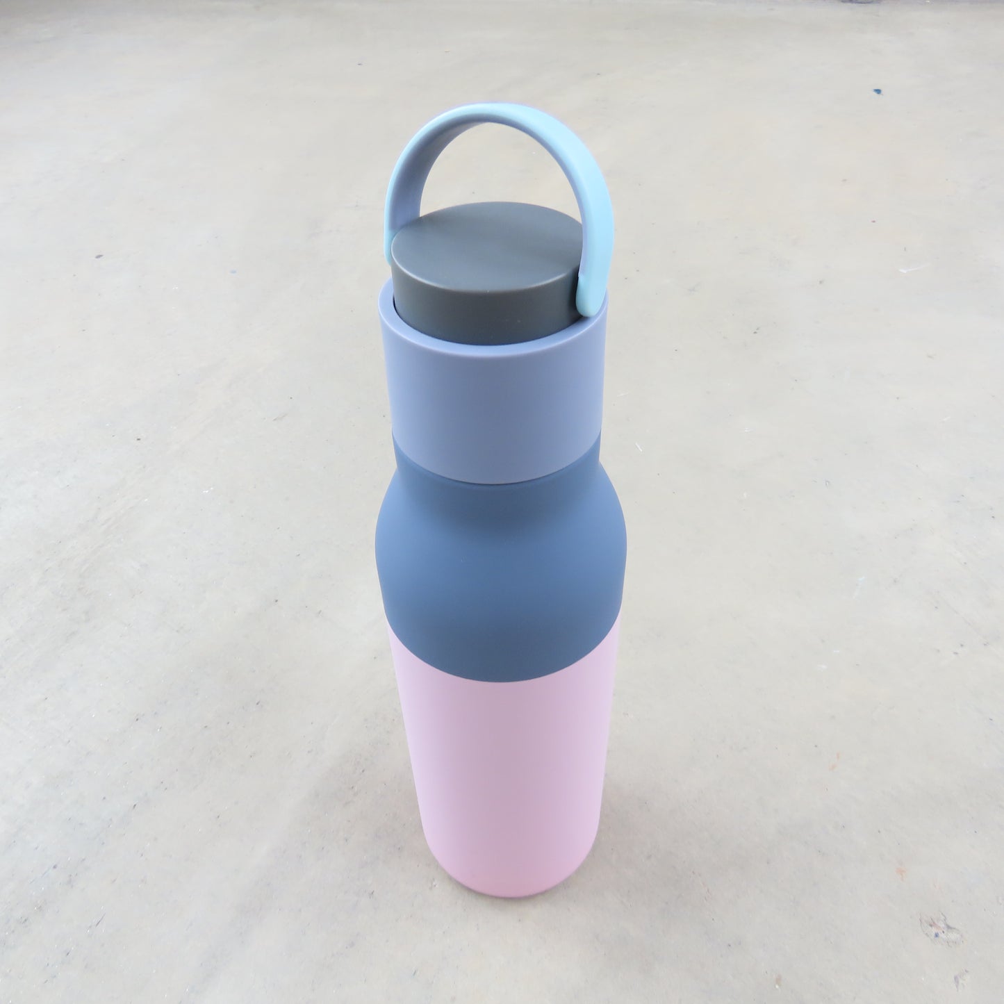 Water Bottle: Pastel Pink Two Tone