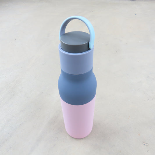 Water Bottle: Pastel Pink Two Tone