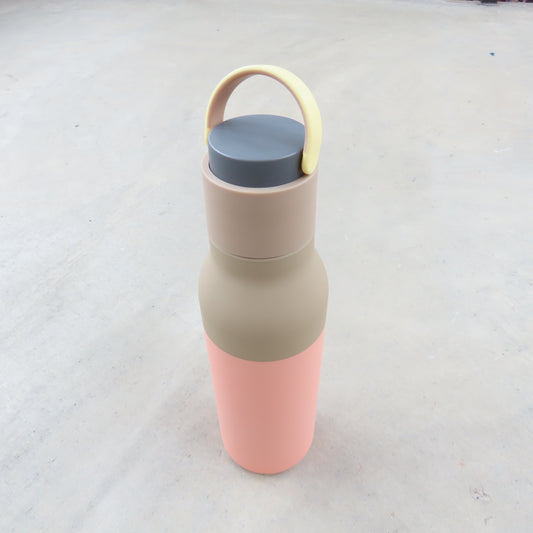Water Bottle: Pastel Peach Two Tone