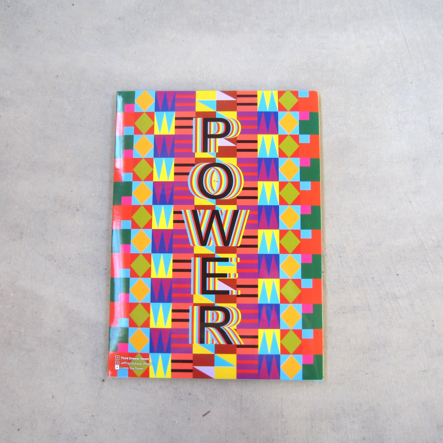 Jeffrey Gibson Tea Towel: POWER