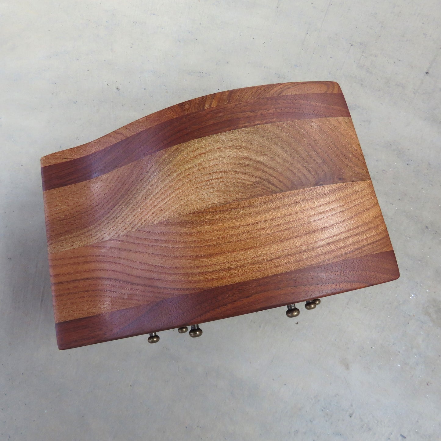 Tree Shaped Jewelry Box: Walnut and English Elm