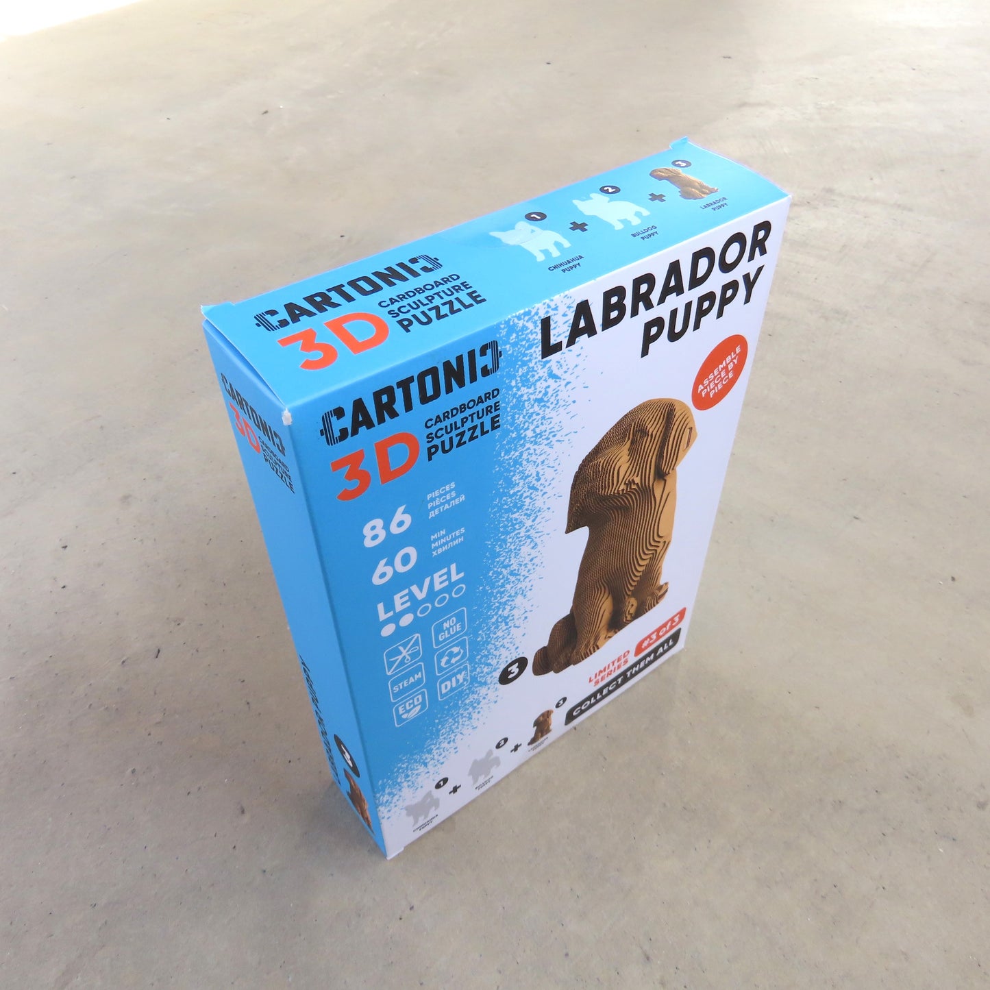 Labrador Puppy Cartonic 3D Cardboard Puzzle