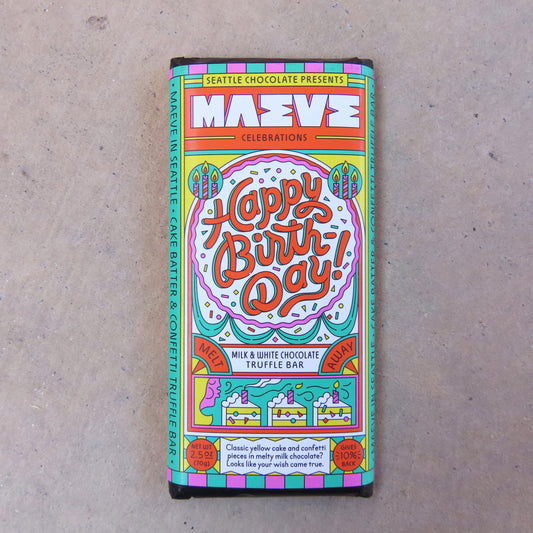 Chocolate Truffle Bar: Happy Birthday