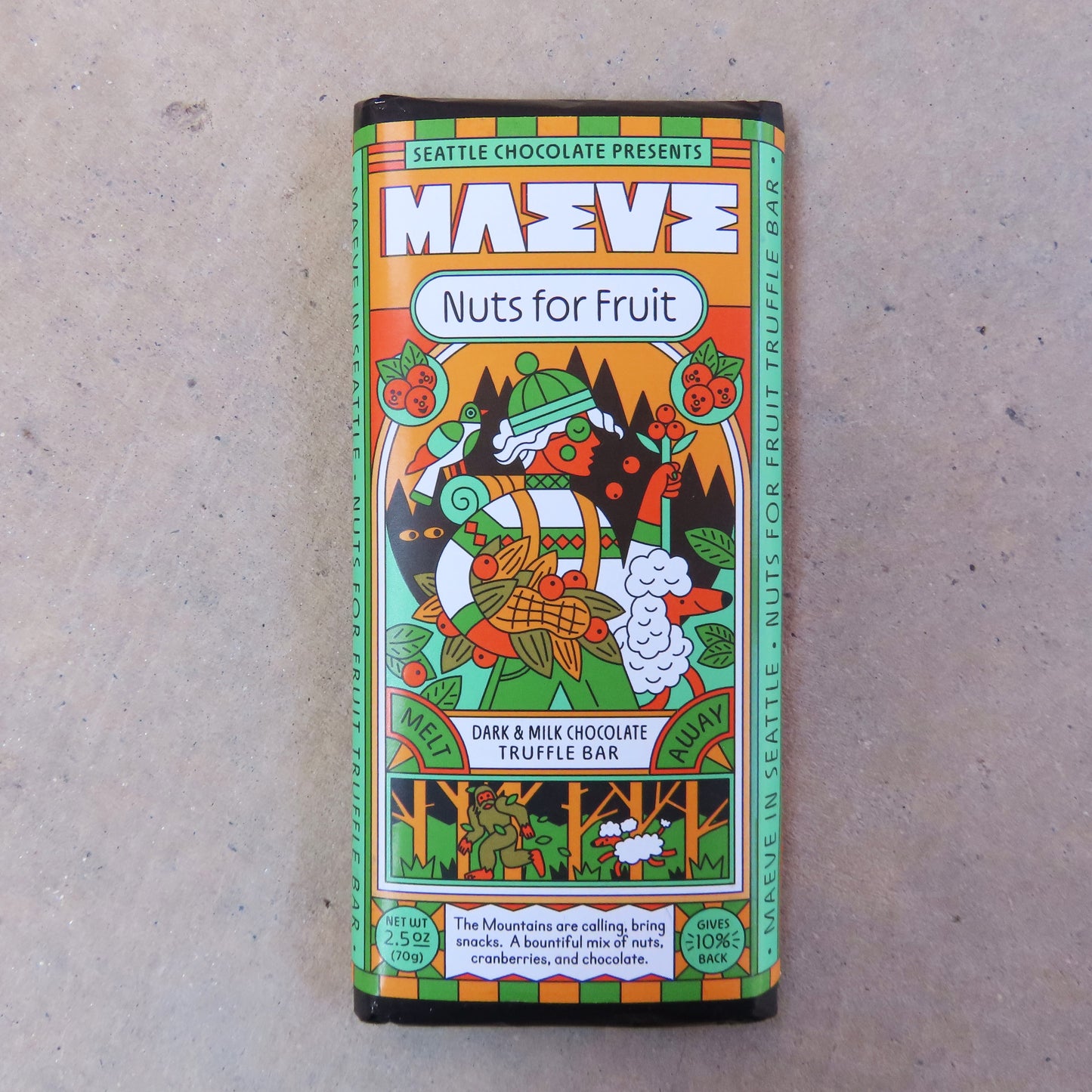 Chocolate Truffle Bar: Nuts for Fruit