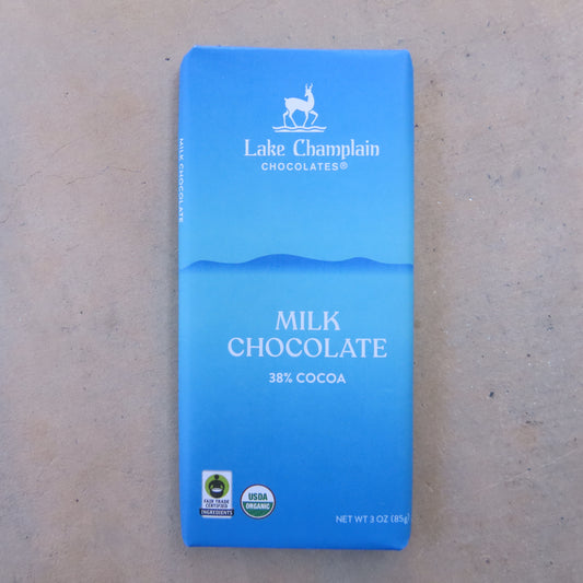 Chocolate Bar: 38% Milk Chocolate