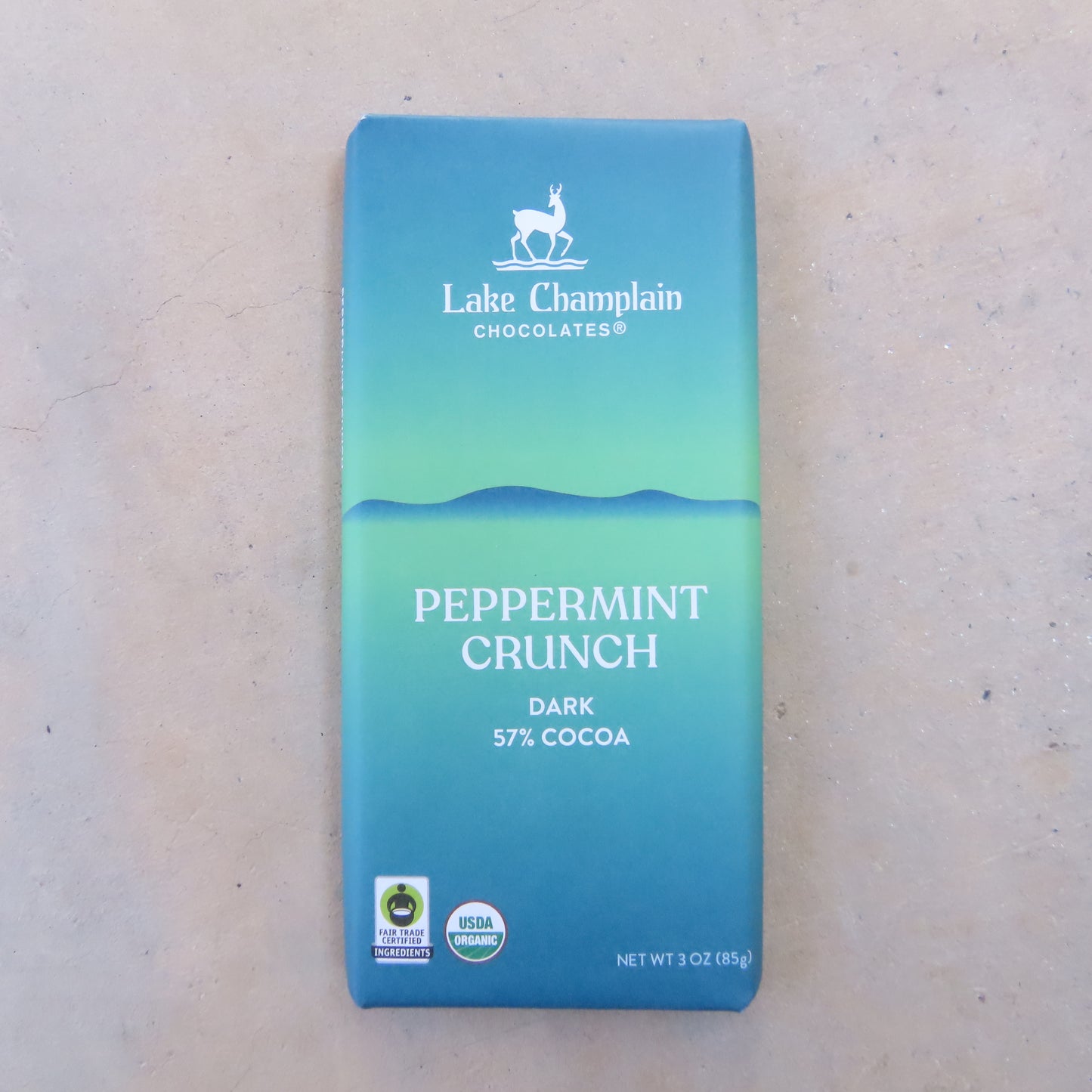 Chocolate Bar: Dark Chocolate Peppermint Crunch