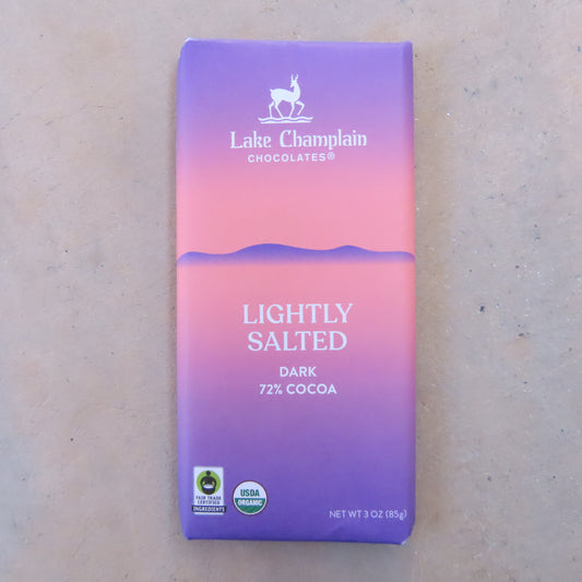 Chocolate Bar: Lightly Salted Dark Chocolate