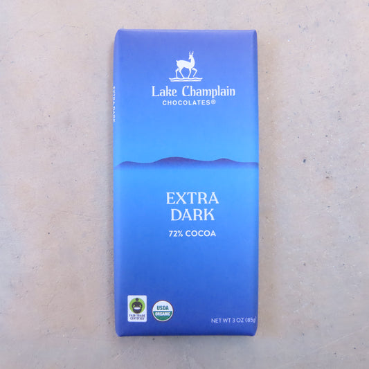 Chocolate Bar: 72% Extra Dark Chocolate