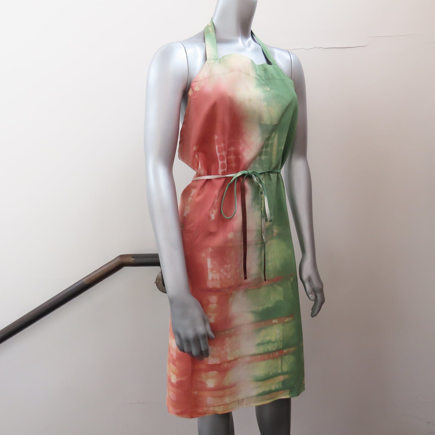 Upcycled Apron: Multicolor Tie Dye