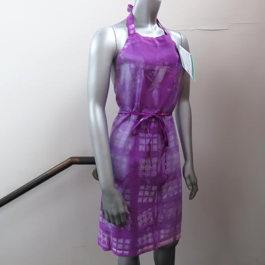 Upcycled Apron: Purple Tie Dye