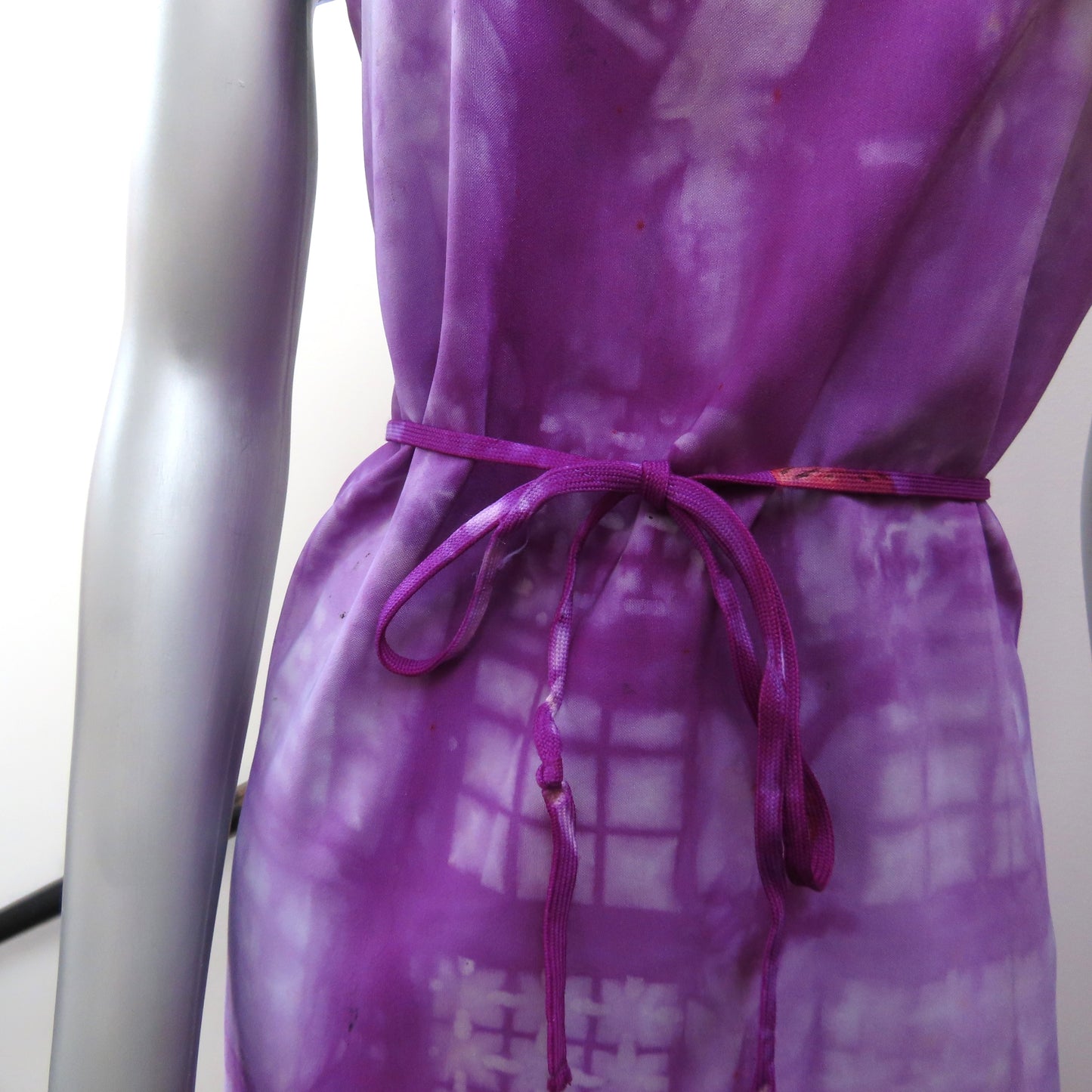 Upcycled Apron: Purple Tie Dye